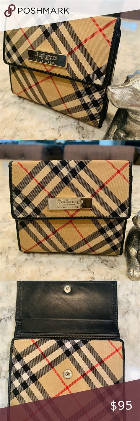 burberry blue label wallet